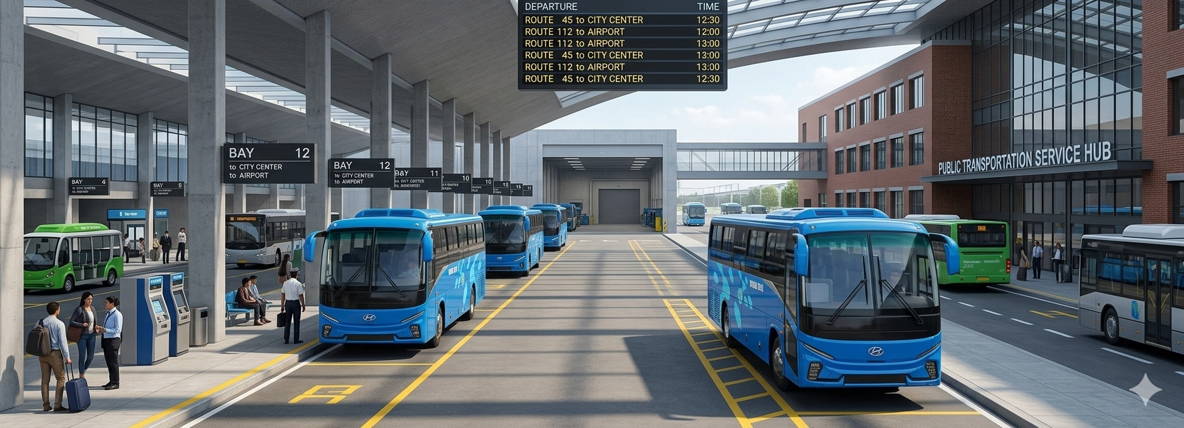 45-seater executive coach for large group transport