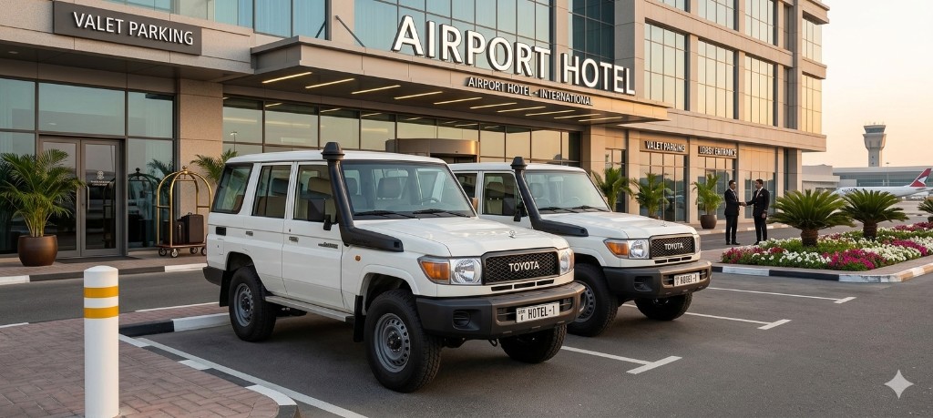 Airport hotel executive SUV fleet