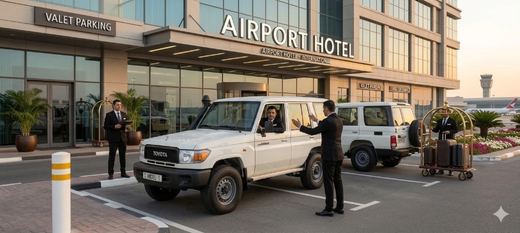 Airport hotel valet chauffeur service