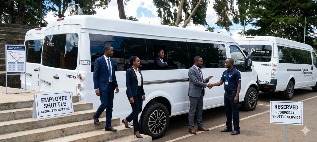 Corporate shuttle and subscription mobility fleet